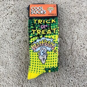 Cool Socks Warheads Trick or Treat Halloween Unisex 8-12 2 Pair Crew Socks NWT